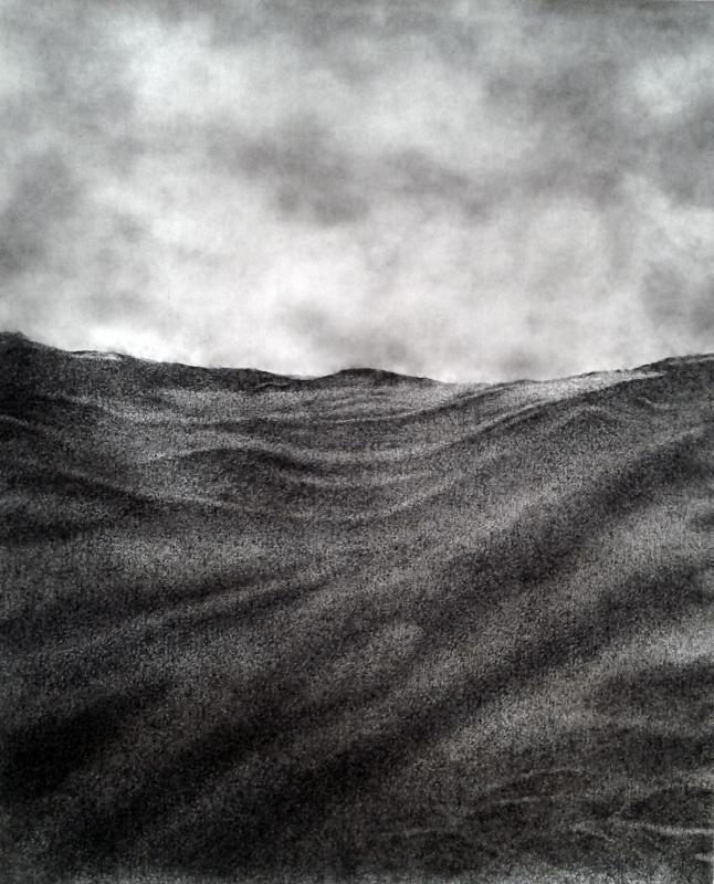 Moisidis Yiorgos (1985), untitled, charcoal on paper (145x170cm), 2015,