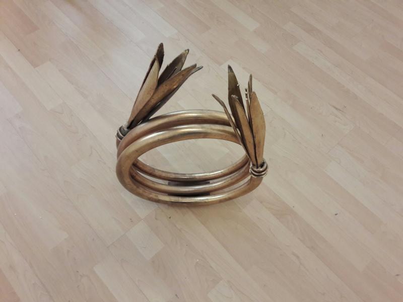 Aphrodite Liti, Ring, 2004-2006, copper, metal, 90x45x79 cm