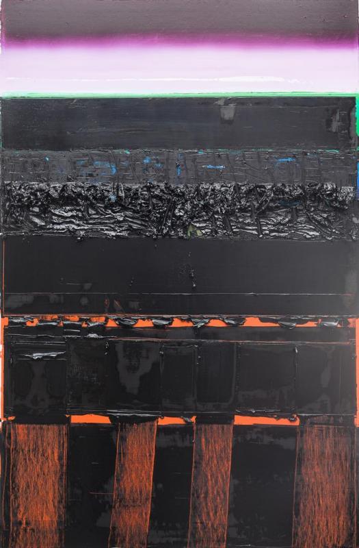 Georgi Georgiev Jorrras_Symmetry of daily routine series_Preparatory 17_2022_Technique oil on canvas mounted on fiberboard size 120x80 cm