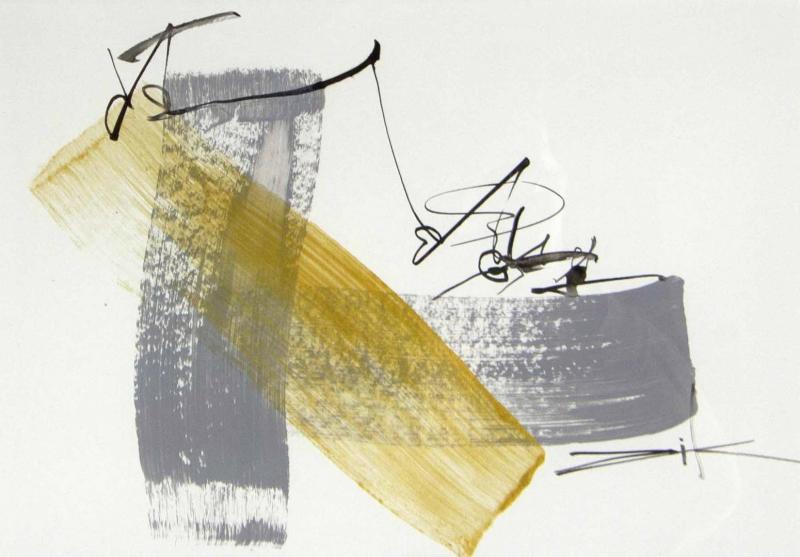 Stoyan Zikov_Drawing from the Animatter cycle_32x42cm_framed
