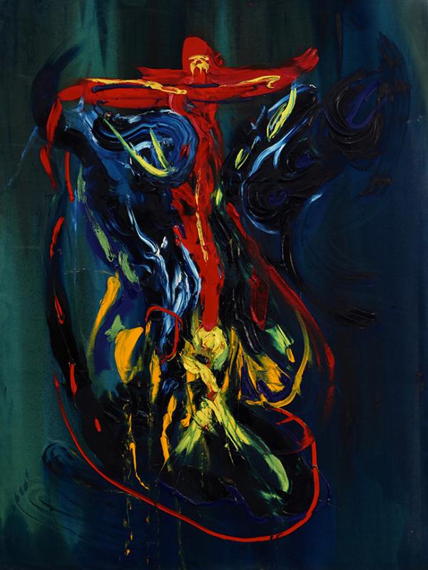 Victor BAKKER ''Untitled'' (150x200)cm, Oil on canvas