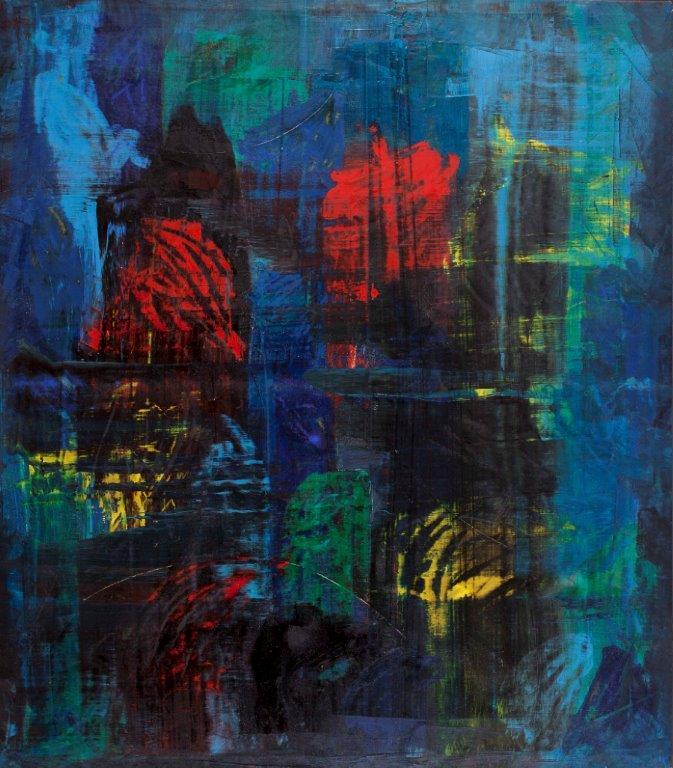 Zeki Arslan, BigBang, oil on canvas, 176x152 cm, 2017