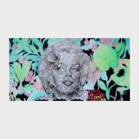 Akyol Kadir (1984), Marylin Monroe, 100x200cm, print-acrylic on canvas, 2015